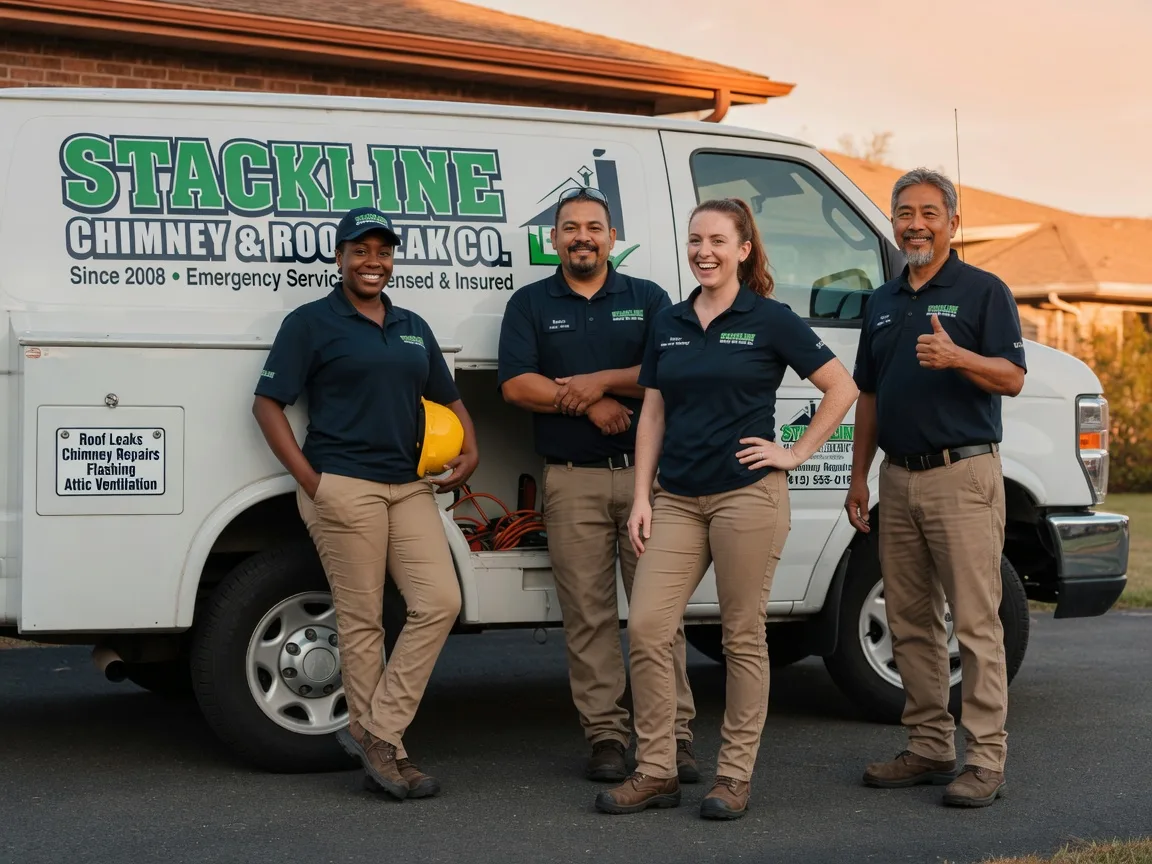 Chimney flashing repair company in Woodbury, GA